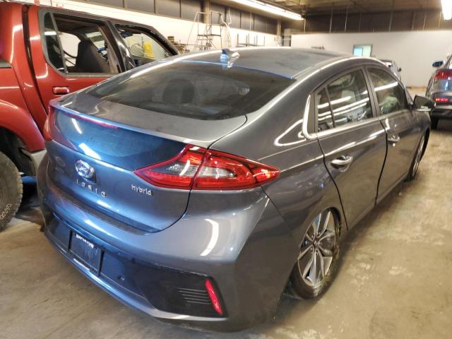 KMHC05LC8KU144242 - 2019 HYUNDAI IONIQ LIMI GRAY photo 4