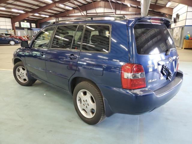 JTEEP21A850079344 - 2005 TOYOTA HIGHLANDER BLUE photo 3