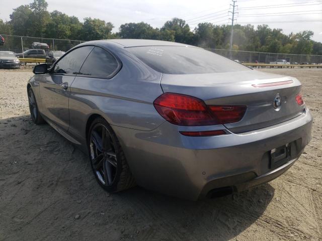 WBAYM1C52ED325220 - 2014 BMW 650 XI GRAY photo 3