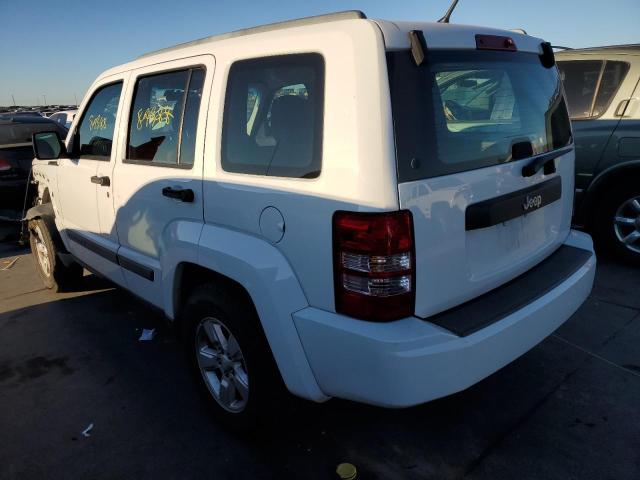 1J4PP2GK3BW542636 - 2011 JEEP LIBERTY SP WHITE photo 3