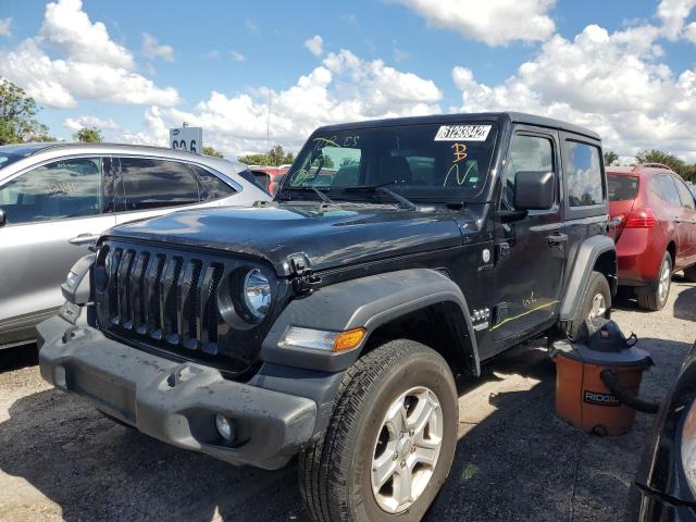 1C4GJXAN8LW231020 - 2020 JEEP WRANGLER S შავი ფოტო 2