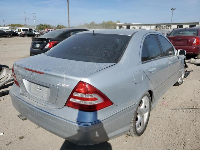 WDBRF52H36A900592 - 2006 MERCEDES-BENZ C 230 SILVER photo 4