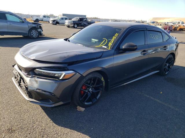 2HGFE2F51NH552265 - 2022 HONDA CIVIC SPOR 灰色 照片 2