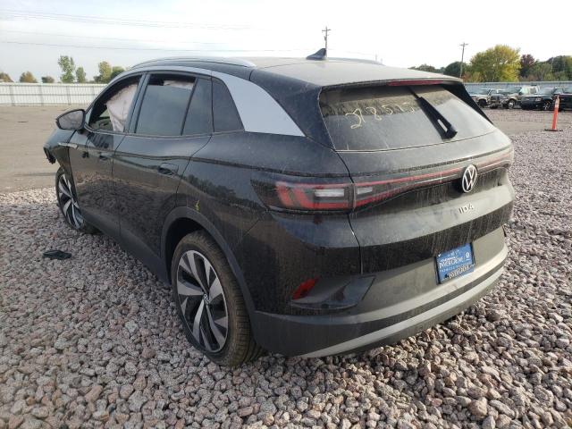 WVGUNPE29NP056857 - 2022 VOLKSWAGEN ID.4 PRO S შავი ფოტო 3