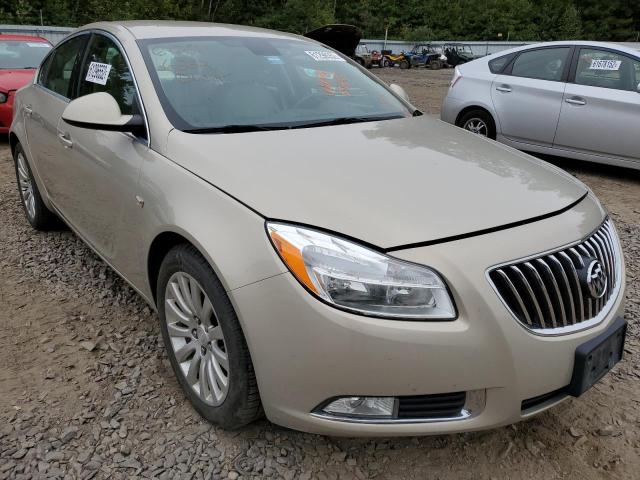 2G4GN5EC5B9181360 - 2011 BUICK REGAL CXL BEIGE photo 1