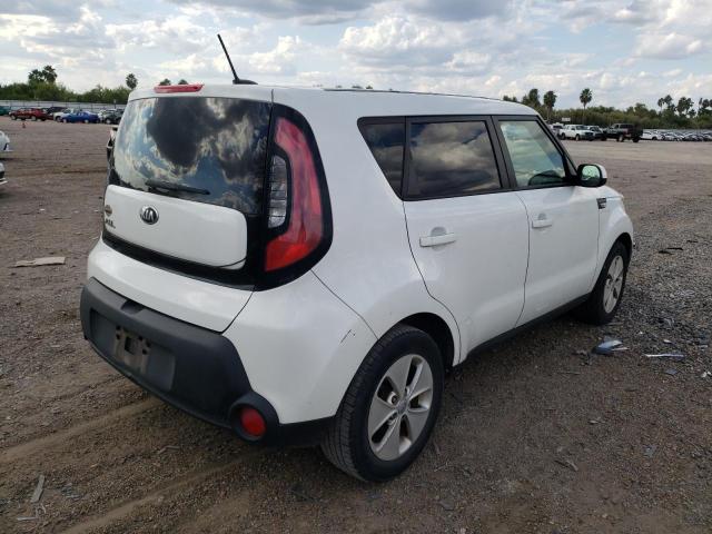 KNDJN2A20E7098723 - 2014 KIA SOUL WHITE photo 4