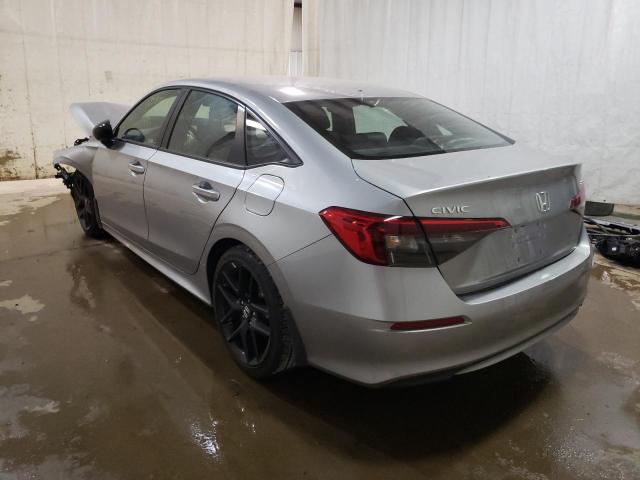 2HGFE2F59NH586888 - 2022 HONDA CIVIC SPOR GRAY photo 3