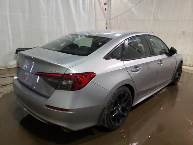 2HGFE2F59NH586888 - 2022 HONDA CIVIC SPOR GRAY photo 4