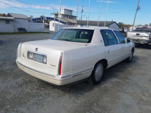 1G6KD54Y6XU717096 - 1999 CADILLAC DEVILLE WHITE photo 4