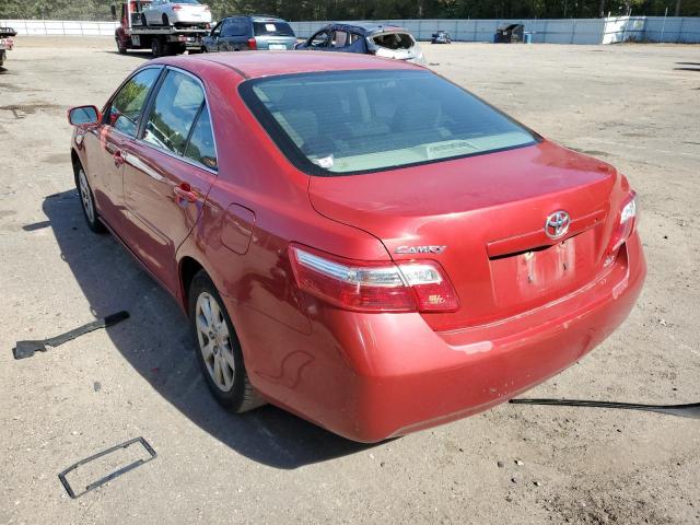 4T1BE46K77U137865 - 2007 TOYOTA CAMRY CE RED photo 3