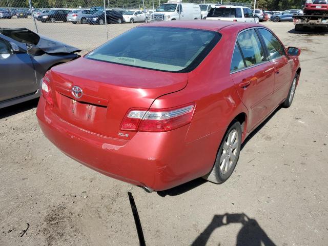 4T1BE46K77U137865 - 2007 TOYOTA CAMRY CE RED photo 4