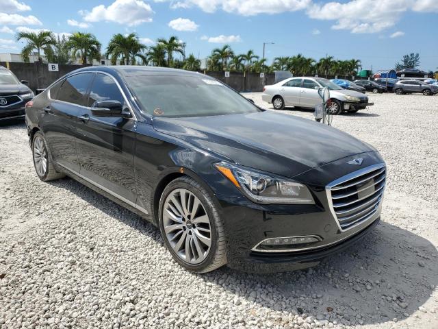 KMHGN4JF3HU212109 - 2017 GENESIS G80 ULTIMA BLACK photo 1