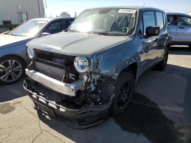 ZACCJBAB5HPG36490 - 2017 JEEP RENEGADE S Mavi foto 2