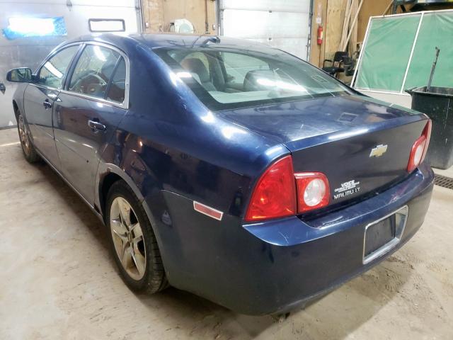 1G1ZC5EBXA4138878 - 2010 CHEVROLET MALIBU 1LT 蓝色 照片 3