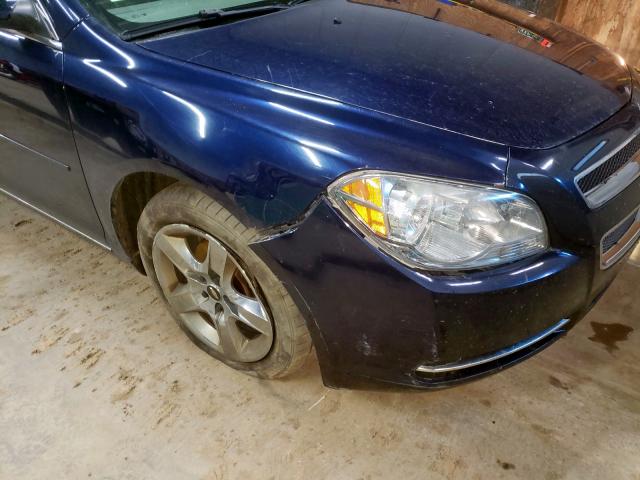 1G1ZC5EBXA4138878 - 2010 CHEVROLET MALIBU 1LT 蓝色 照片 9