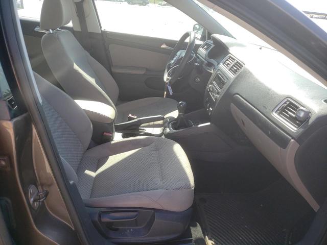 3VW1K7AJXEM425113 - 2014 VOLKSWAGEN JETTA BASE BROWN photo 5