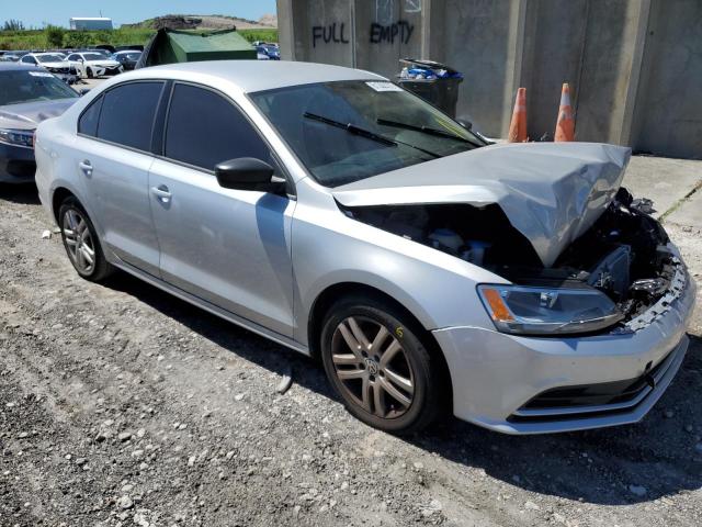 3VW2K7AJ0FM230384 - 2015 VOLKSWAGEN JETTA BASE SILVER photo 1