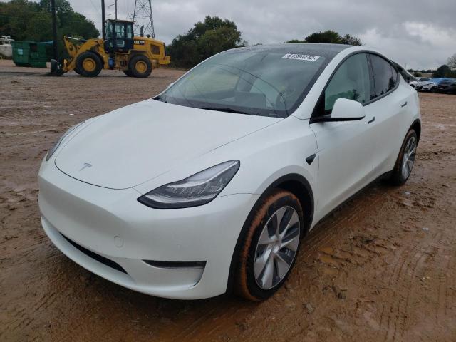 7SAYGDEE0NF419228 - 2022 TESLA MODEL Y أبيض صورة 2