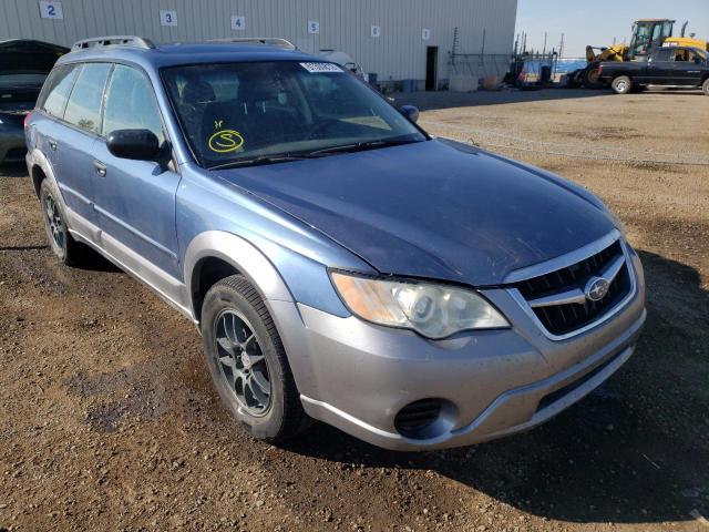 4S4BP60C387316332 - 2008 SUBARU OUTBACK BLUE photo 1