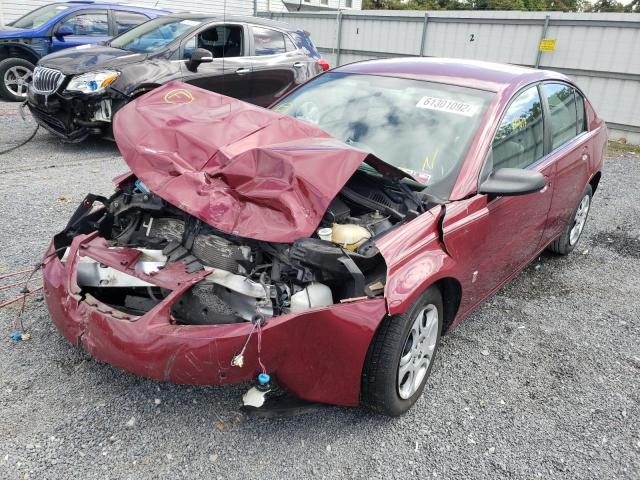 1G8AJ52F55Z182193 - 2005 SATURN ION LEVEL MAROON photo 2