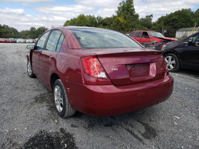 1G8AJ52F55Z182193 - 2005 SATURN ION LEVEL MAROON photo 3