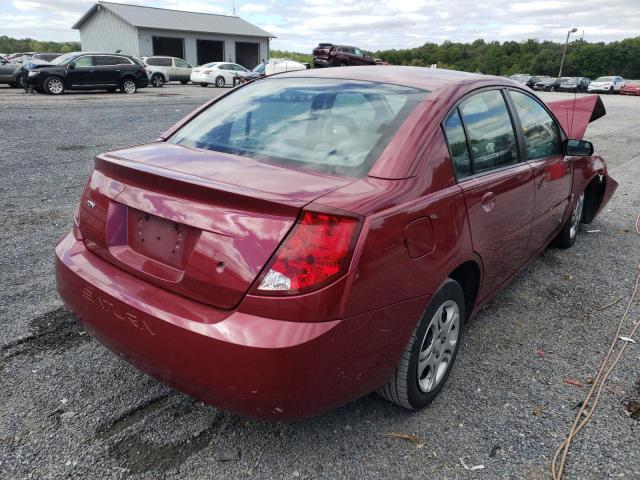 1G8AJ52F55Z182193 - 2005 SATURN ION LEVEL MAROON photo 4