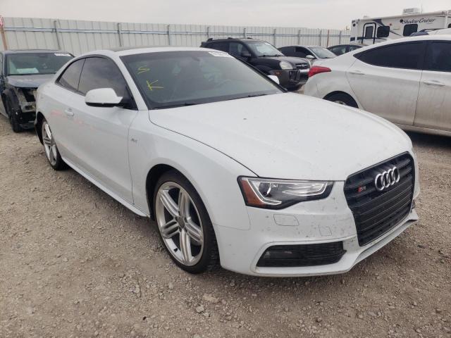 WAULGBFR5EA070151 - 2014 AUDI S5 PREMIUM WHITE photo 1