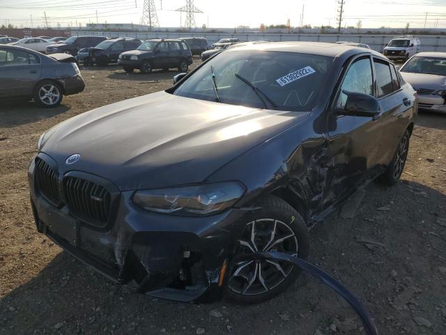 5UX43DT01N9M51175 - 2022 BMW X4 M40I BLUE photo 2