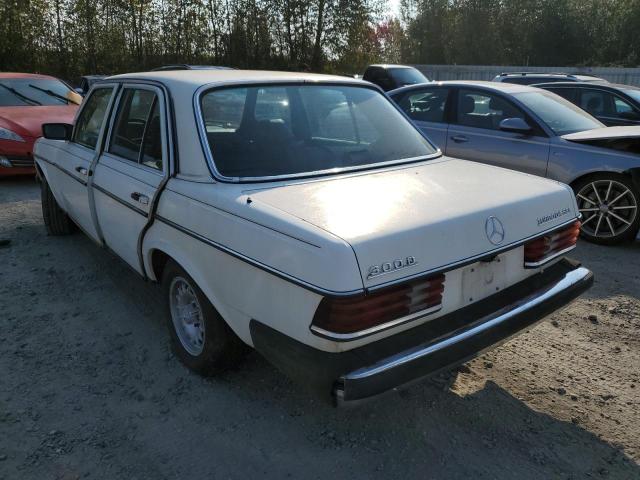 WDBAB33C7FA264601 - 1985 MERCEDES-BENZ 300 DT WHITE photo 3