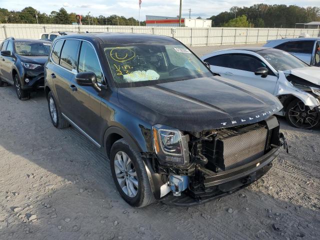 5XYP24HC6NG236328 - 2022 KIA TELLURIDE BLACK photo 1