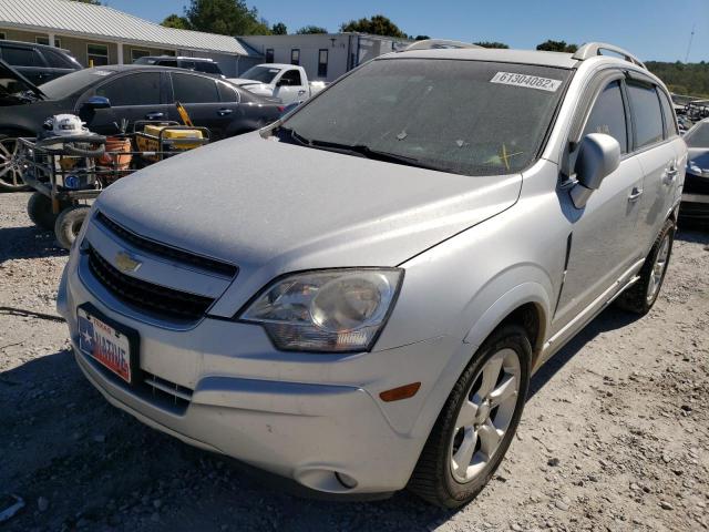 3GNAL3EK5ES645354 - 2014 CHEVROLET CAPTIVA LT SILVER photo 2