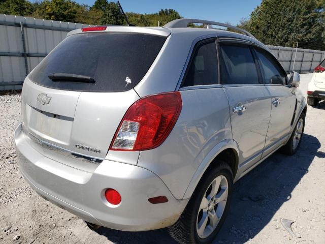 3GNAL3EK5ES645354 - 2014 CHEVROLET CAPTIVA LT SILVER photo 4