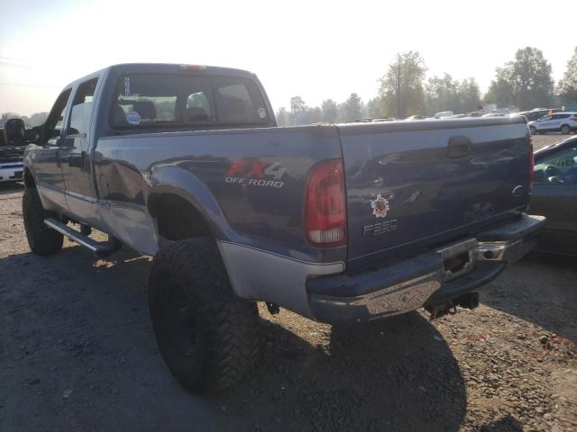 1FTSW31P64EC75935 - 2004 FORD F350 SRW S BLUE photo 3