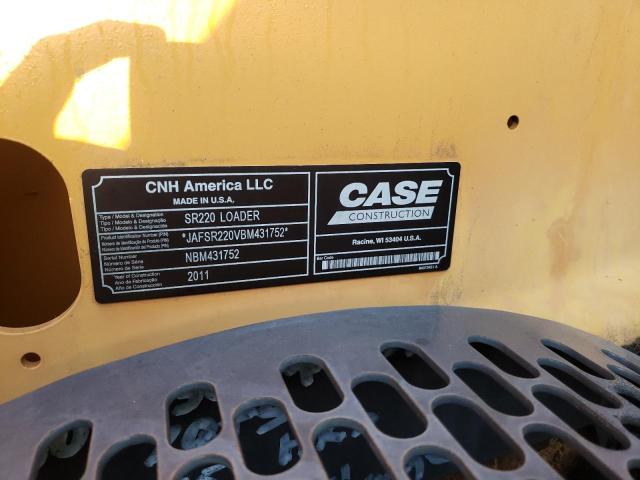 JAFSR220VBM431752 - 2011 CASE LOADER YELLOW photo 10