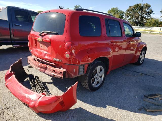 3GNCA13B69S640305 - 2009 CHEVROLET HHR LS RED photo 4