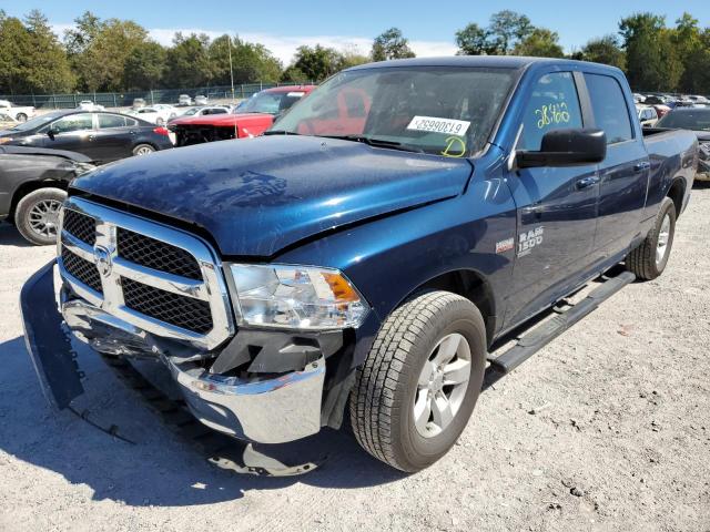 1C6RR6TT7LS102689 - 2020 RAM 1500 CLASS BLUE photo 2