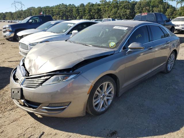 3LN6L2LU7GR625111 - 2016 LINCOLN MKZ HYBRID GRAY photo 2