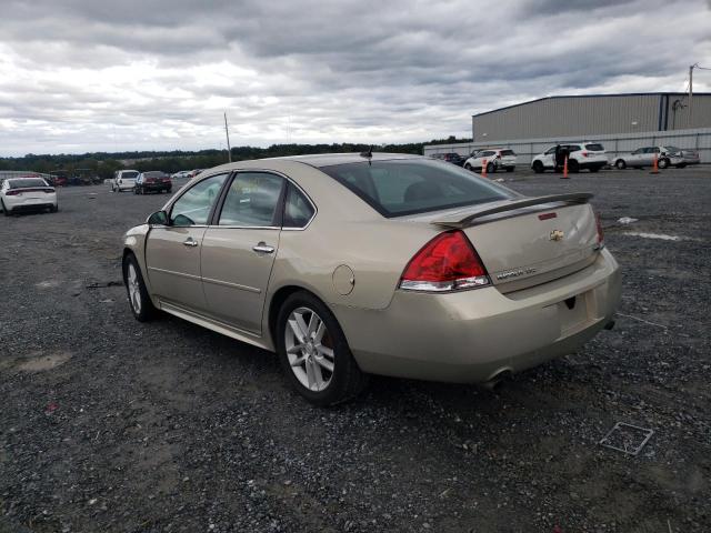 2G1WC5E30C1266136 - 2012 CHEVROLET IMPALA LTZ BEIGE photo 3