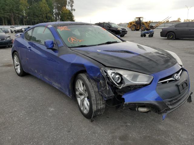 KMHHT6KD7DU097253 - 2013 HYUNDAI GENESIS CO BLUE photo 1