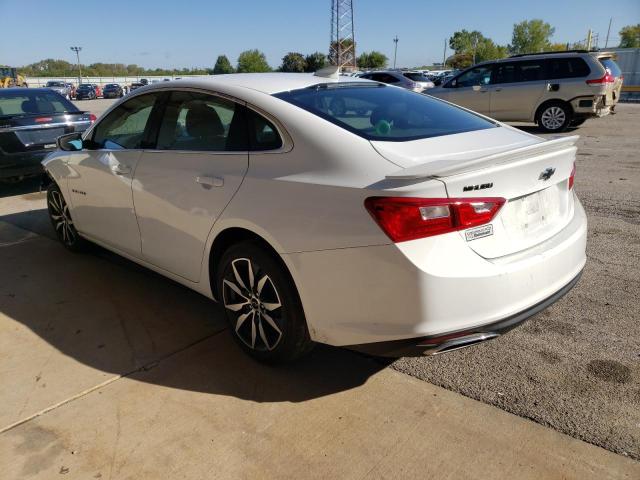 1G1ZG5ST0MF057284 - 2021 CHEVROLET MALIBU RS WHITE photo 3