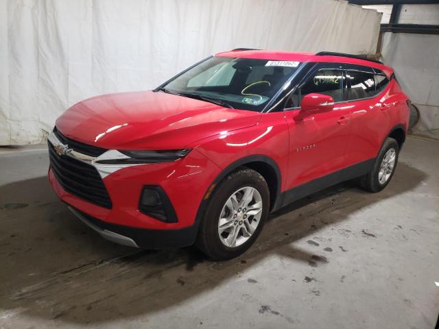 3GNKBGRS7KS704151 - 2019 CHEVROLET BLAZER 2LT RED photo 2