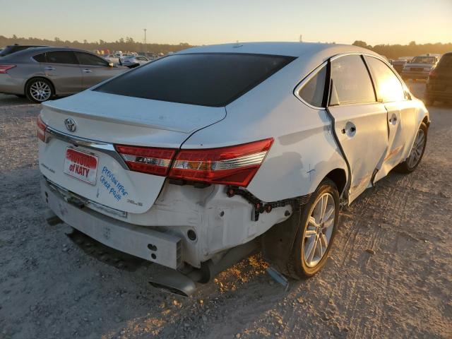 4T1BK1EB5FU174663 - 2015 TOYOTA AVALON XLE WHITE photo 4