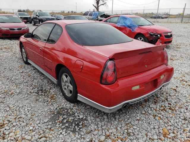 2G1WX12K439450134 - 2003 CHEVROLET MONTE CARL 红色 照片 3