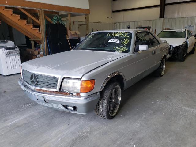 WDB12604412006439 - 1983 MERCEDES-BENZ 560 SEC SILVER photo 2