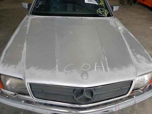 WDB12604412006439 - 1983 MERCEDES-BENZ 560 SEC SILVER photo 7