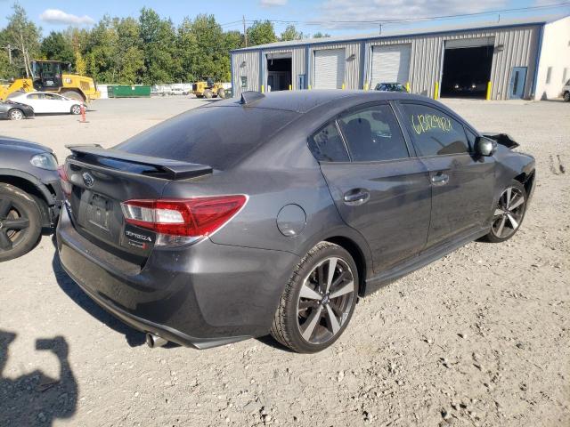 4S3GKAJ65K3605313 - 2019 SUBARU IMPREZA SP GRAY photo 4