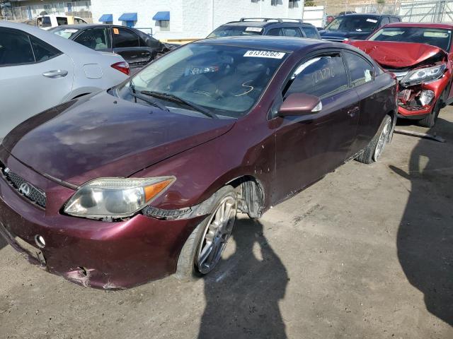 JTKDE167650025854 - 2005 TOYOTA SCION TC 栗色 照片 2