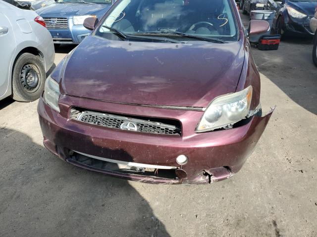 JTKDE167650025854 - 2005 TOYOTA SCION TC 栗色 照片 9