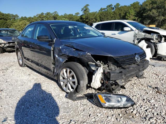 3VW2K7AJ4EM248482 - 2014 VOLKSWAGEN JETTA BASE GRAY photo 1