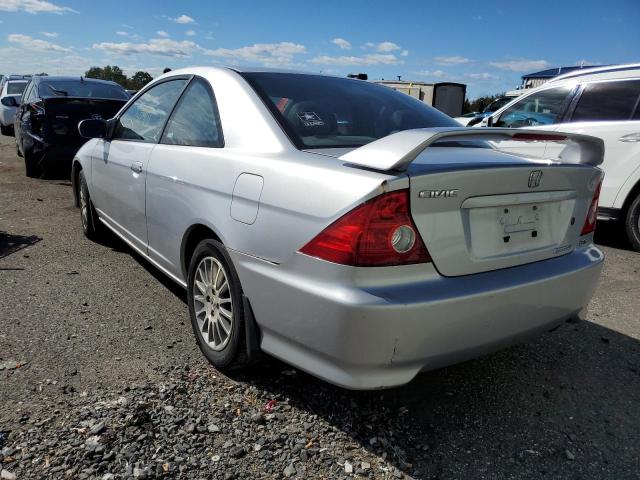 1HGEM22945L013116 - 2005 HONDA CIVIC EX SILVER photo 3